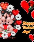 анимированные открытки Happy Valentines day