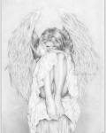 карандашные картинки ангелы