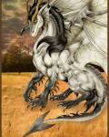 Картинки, рисунки дракон белый