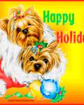 анимированные открытки Happy holidays