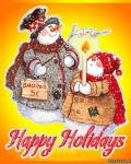 открытки картинки Happy holidays