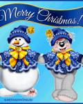 анимированные открытки Merry Christmas