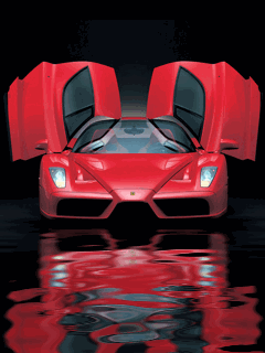 Анимация с красным Феррари (Ferrari Red)