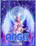 анимации с надписями, открытки Angel